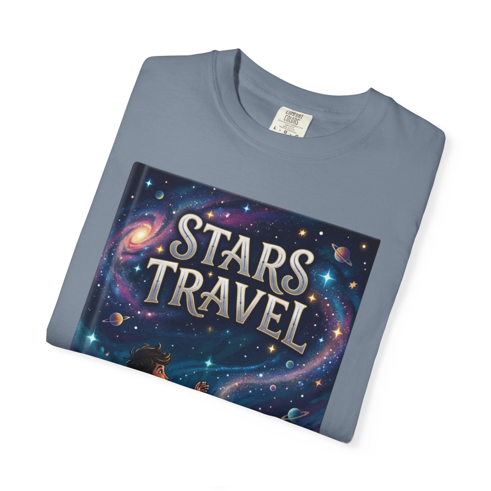 Stars Travel T-Shirt — Night Sky Adventure Graphic Tee