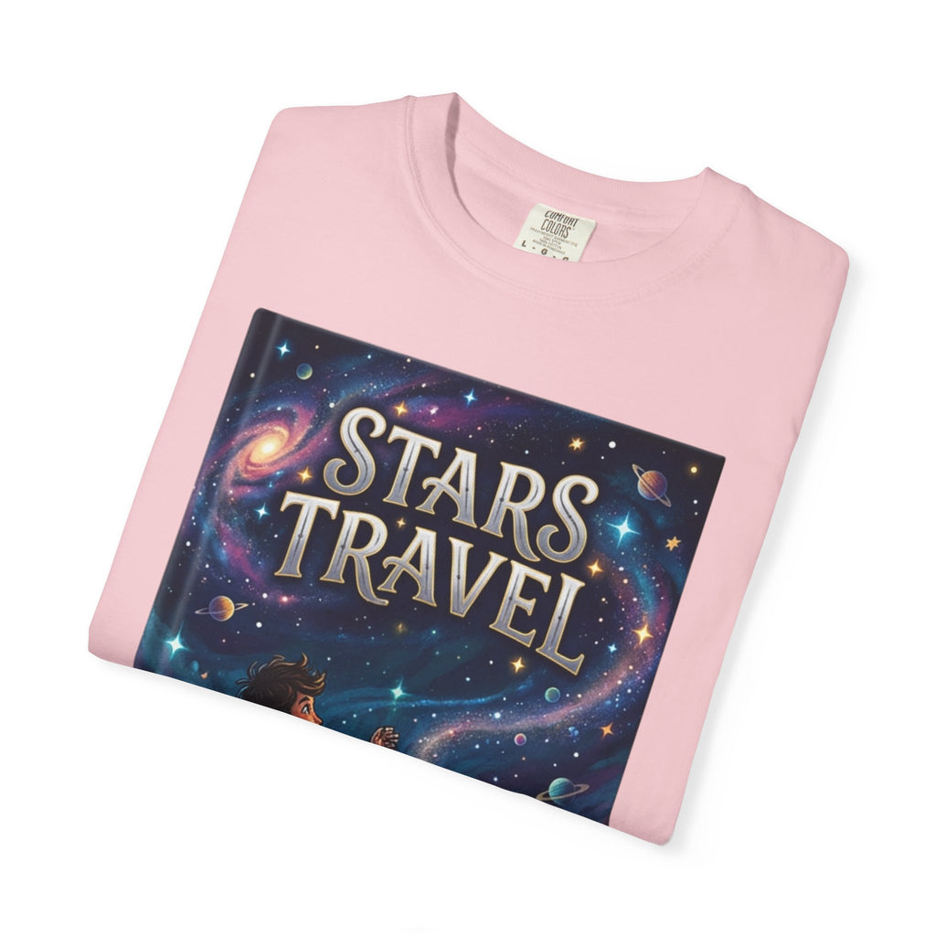 Stars Travel T-Shirt — Night Sky Adventure Graphic Tee