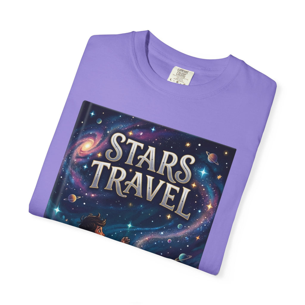 Stars Travel T-Shirt — Night Sky Adventure Graphic Tee