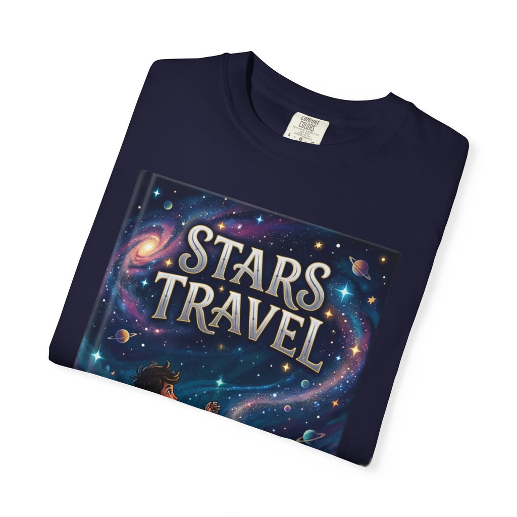 Stars Travel T-Shirt — Night Sky Adventure Graphic Tee